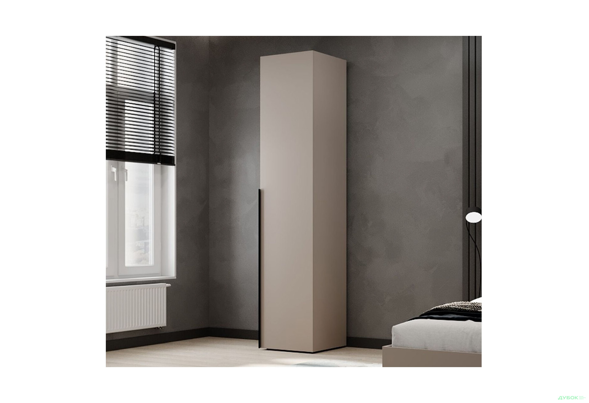 Изображение 2 - Пенал Art In Head Light/Лайт 1-дверный закрытый со штангой 40 см, кашемир