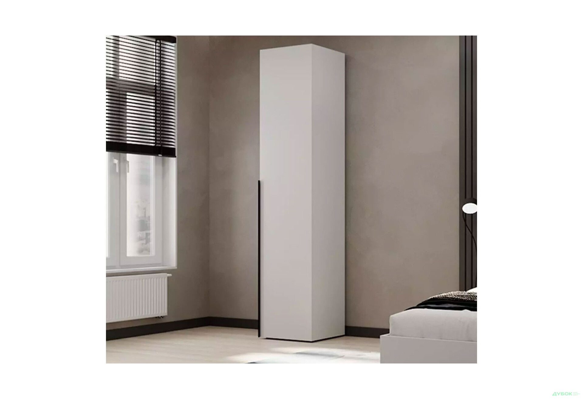 Изображение 2 - Пенал Art In Head Light/Лайт 1-дверный закрытый с полками 40 см, белый бриллиант