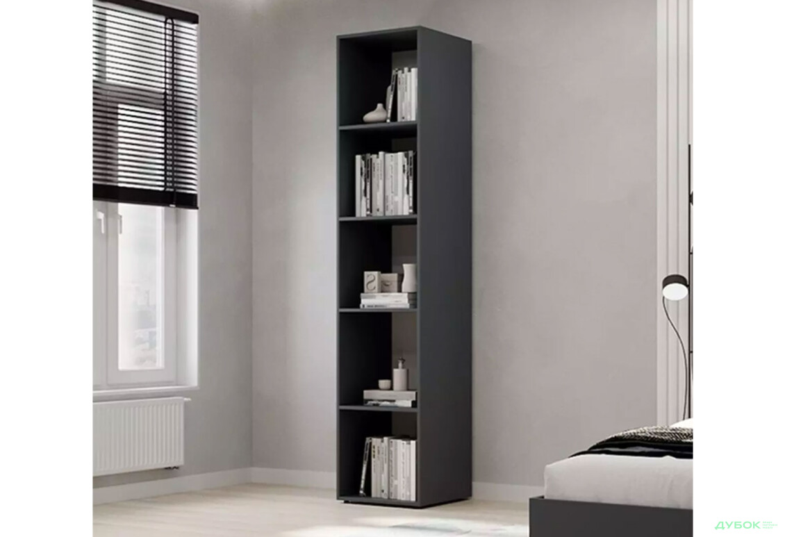 Изображение 3 - Пенал Art In Head Light/Лайт 1-дверный закрытый с полками 40 см, графит