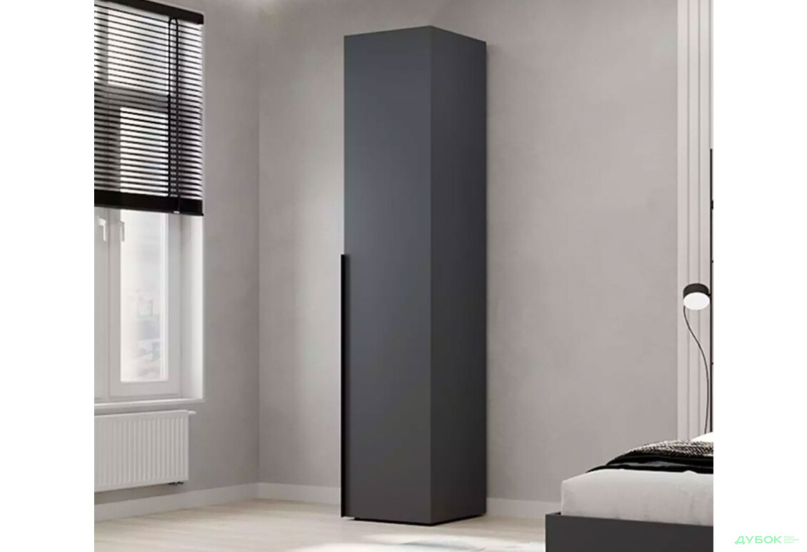 Изображение 2 - Пенал Art In Head Light/Лайт 1-дверный закрытый с полками 40 см, графит