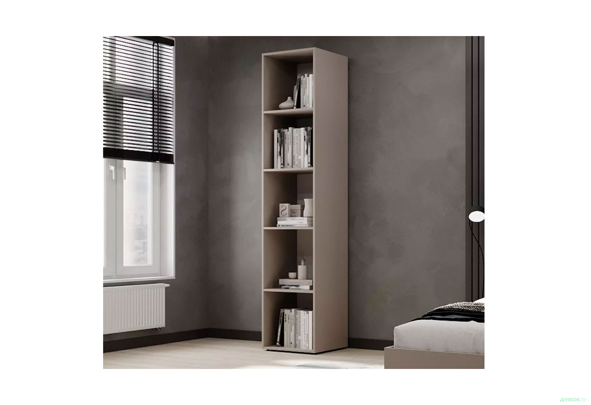 Изображение 3 - Пенал Art In Head Light/Лайт 1-дверный закрытый с полками 40 см, кашемир