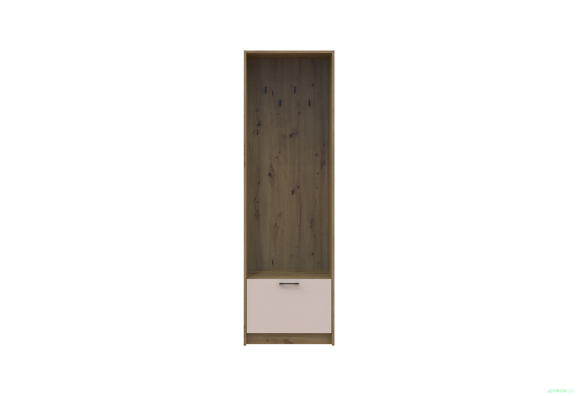 Изображение 4 - Пенал-вешалка Doros Ронди 60 см Дуб Артизан / Кашемир