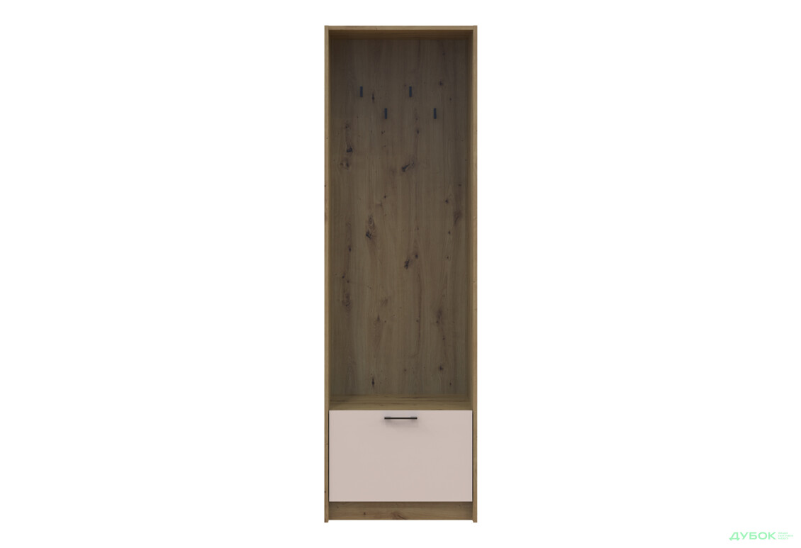 Изображение 4 - Пенал-вешалка Doros Ронди 60 см Дуб Артизан / Кашемир