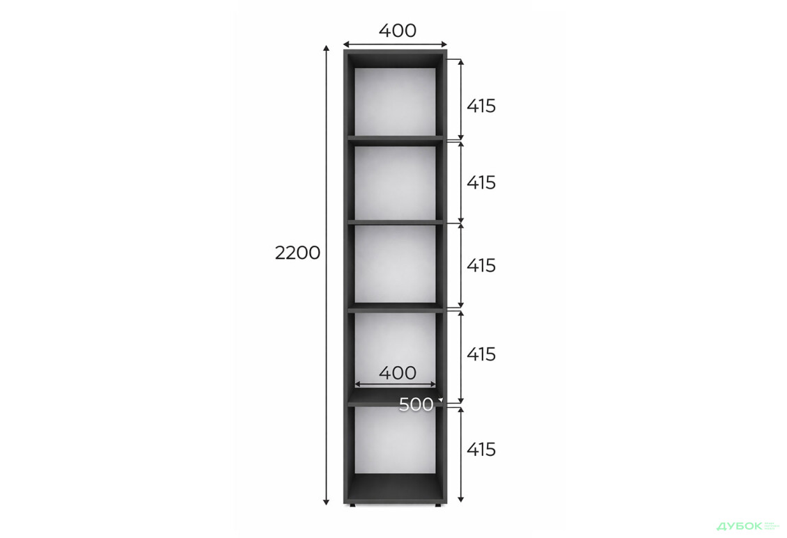 Изображение 4 - Пенал Art In Head Light/Лайт открытый 40 см, графит