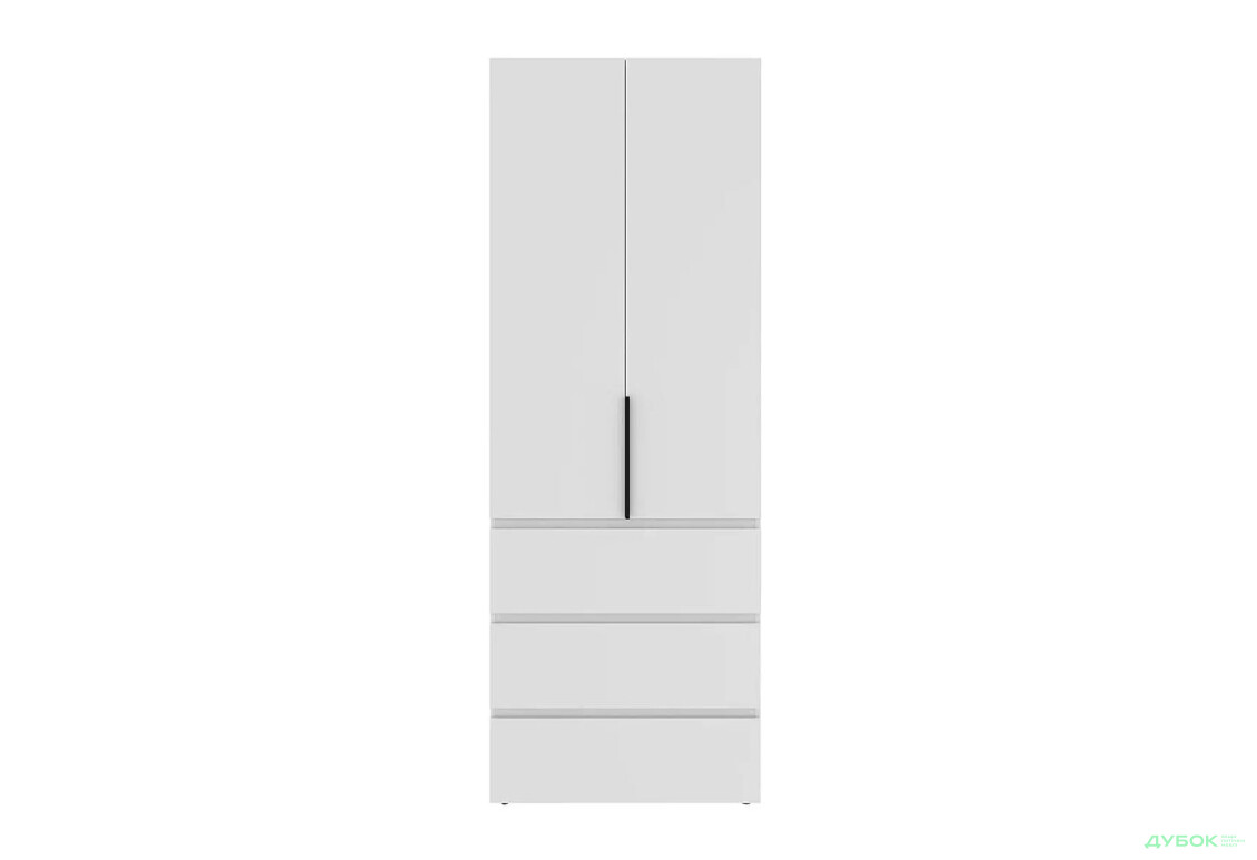 Изображение 5 - Шкаф Art In Head Light / Лайт 2-дверный с 3 ящиками 80 см, белый бриллиант