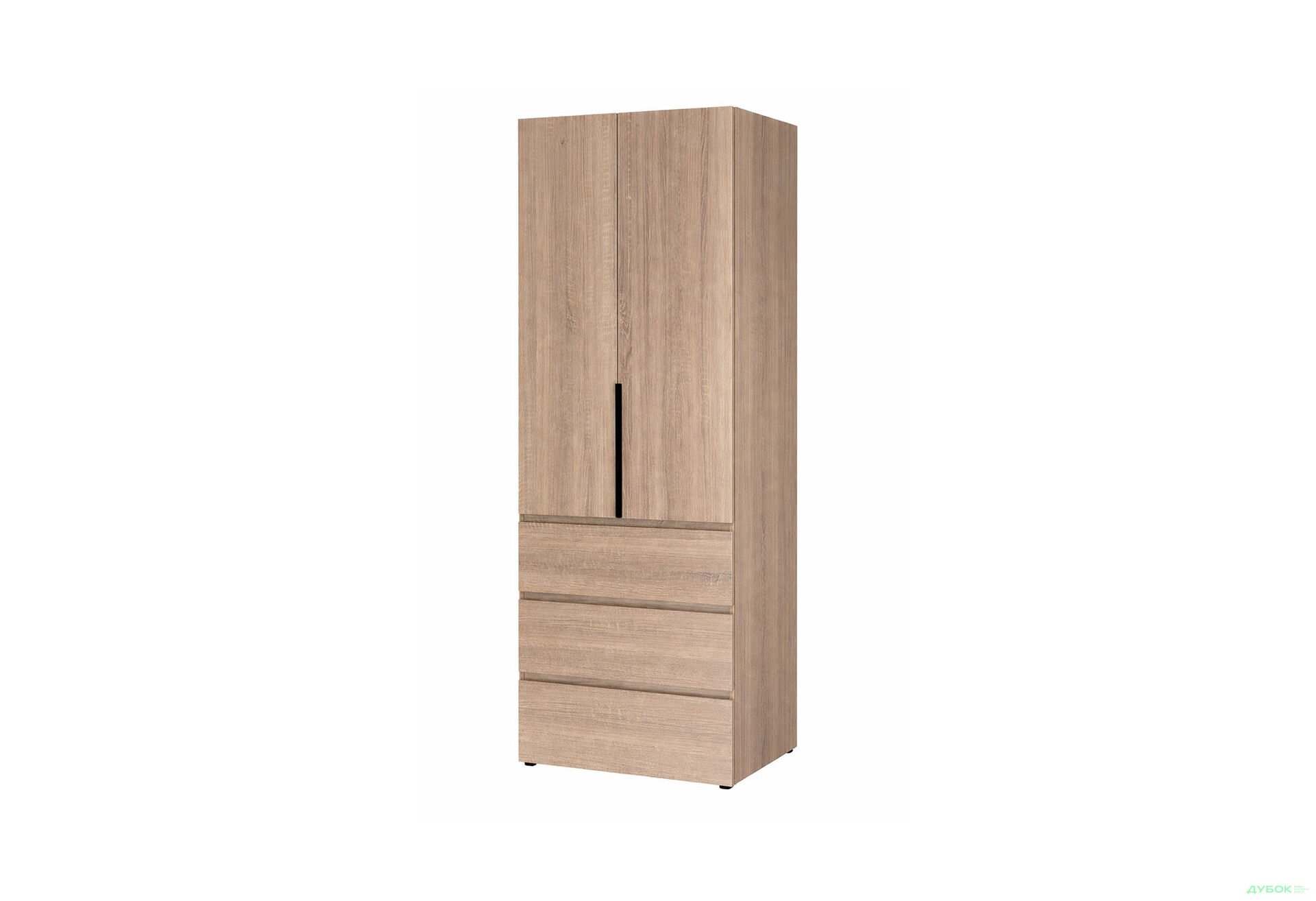 Изображение 1 - Шкаф Art In Head Light / Лайт 2-дверный с 3 ящиками 80 см, дуб сонома
