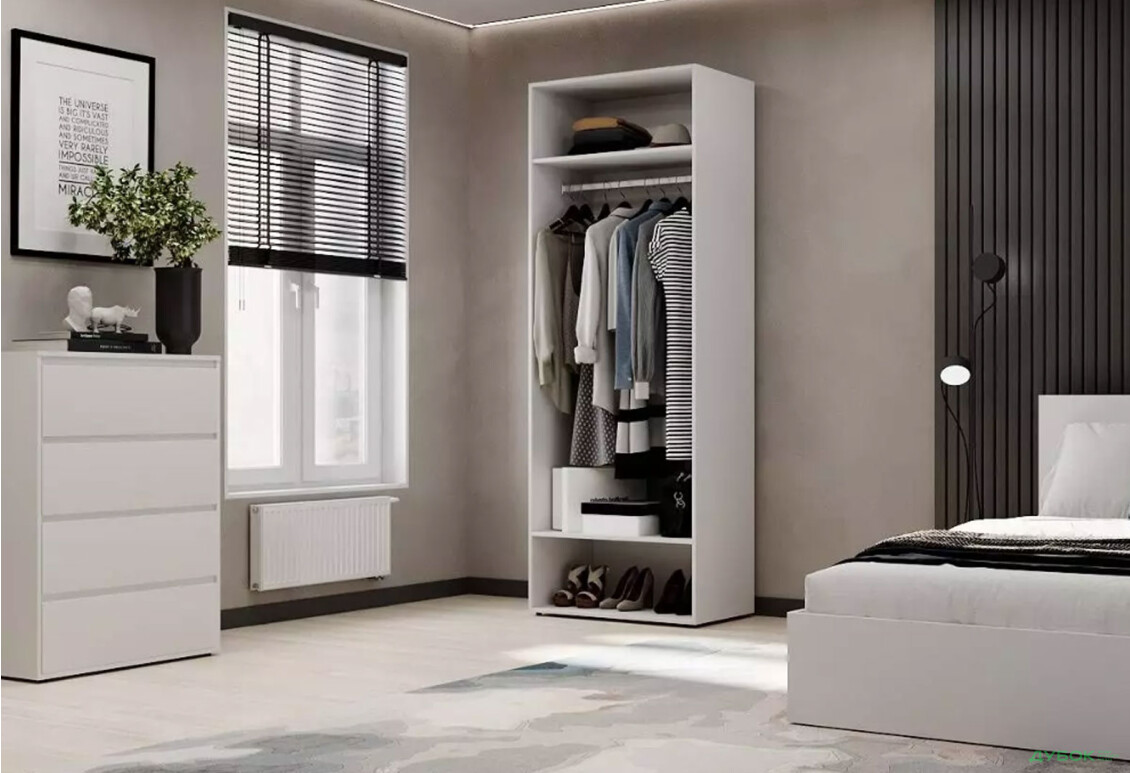 Изображение 3 - Шкаф Art In Head Light / Лайт 2-дверный 80 см, белый бриллиант