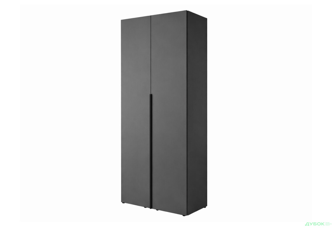 Шкаф Art In Head Light / Лайт 2-дверный 80 см, графит