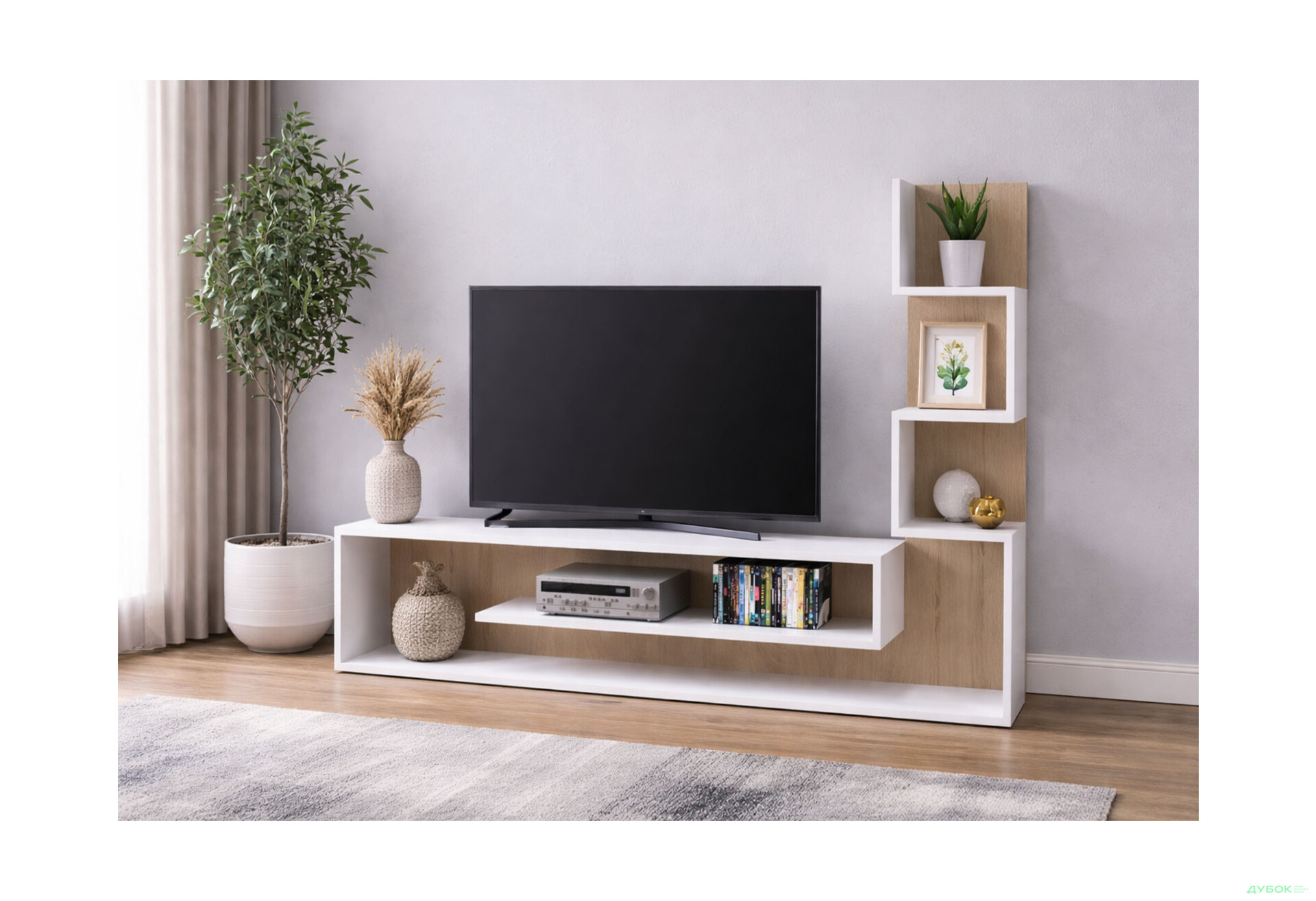 Изображение 1 - Стенка Art In Head Light/Лайт 150 см, дуб сонома/белый бриллиант