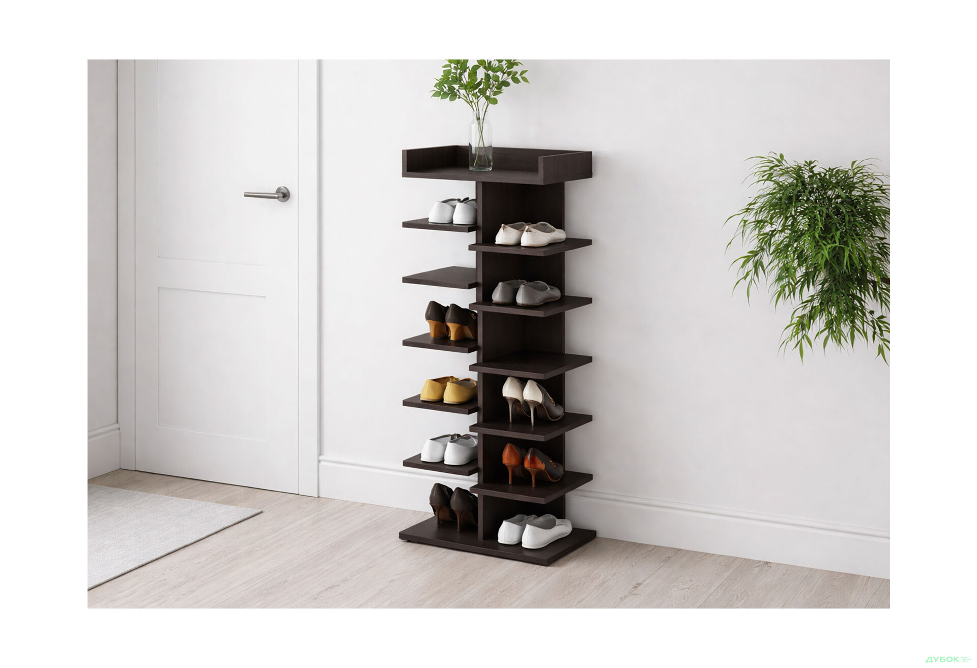 Зображення 2 - Полиця для взуття Art In Head Light / Лайт 50 см, венге