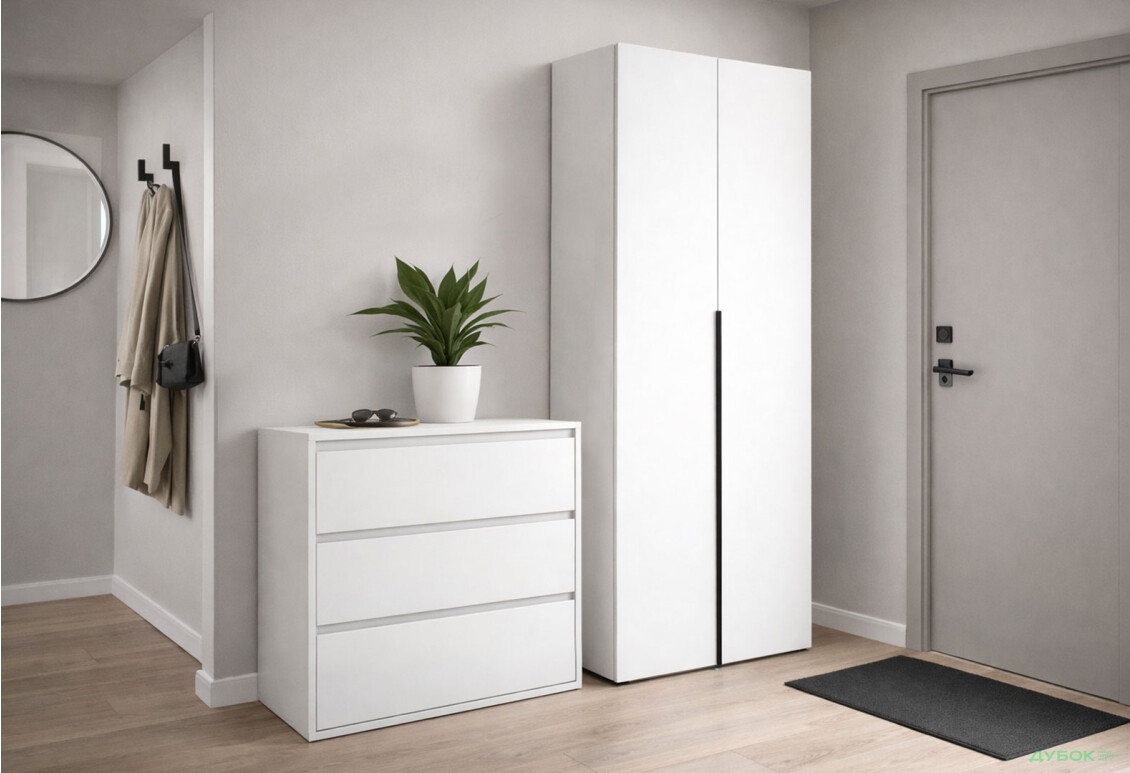 Прихожая Art In Head Light / Лайт 160 см, белый диамант