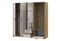 Изображение 3 - Шкаф для одежды 3 ДСП Doros Ронди с вешалкой и зеркалом 181 см Дуб Артизан / Кашемир