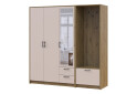 Изображение 1 - Шкаф для одежды 3 ДСП Doros Ронди с вешалкой и зеркалом 181 см Дуб Артизан / Кашемир
