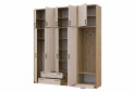 Изображение 3 - Шкаф для одежды 4 ДСП Doros Ронди с вешалкой и высокой антресолью 220 см Дуб Артизан / Кашемир