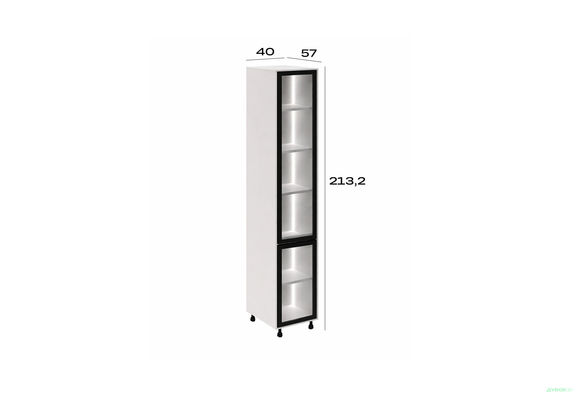 Изображение 3 - Пенал П 40 Ск (720) LED белый