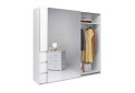 Изображение 3 - Шкаф-купе Вильма двухдверный с зеркалом и ящиками 215 см, белый