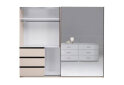 Изображение 4 - Шкаф-купе Вильма двухдверный с зеркалом и ящиками 250 см, кашемир