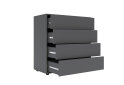 Изображение 3 - Комод Соло 90 4Dr (90х90х42) с 4 ящиками 90 см, графит