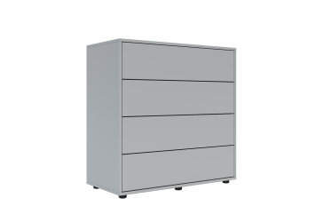 Комод Соло 90 4Dr (90х90х42) з 4 шухлядами 90 см, сіра мишка