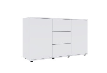 Комод 135 3Dr_2D (80х135х42) з 3 шухлядами і дверцятами 135 см, німфея альба