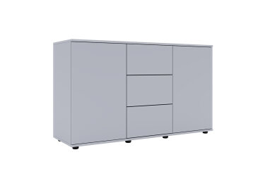 Комод 135 3Dr_2D (80х135х42) з 3 шухлядами і дверцятами 135 см, сіра мишка