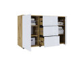 Изображение 6 - Комод 135 3Dr_2D (80х135х42) с 3 ящиками и дверцей 135 см, дуб артизан / німфея альба