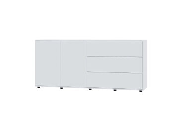 Комод 180 2D_3Dr (80х180х42) з 3 шухлядами і дверцятами 180 см, німфея альба