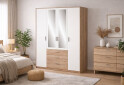 Зображення 2 - Шафа VMV holding Ріко 4-дверна з 3 шухлядами 180 см Дуб сонома /Білий