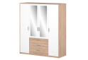 Шафа VMV holding Ріко 4-дверна з 3 шухлядами 180 см Дуб сонома /Білий - Зображення 1 Зображення 1 - Шафа VMV holding Ріко 4-дверна з 3 шухлядами 180 см Дуб сонома /Білий