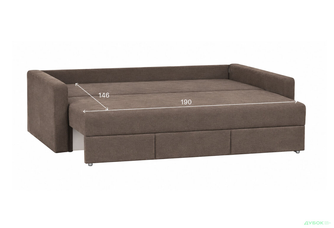 Изображение 6 - Диван Фортеза 215x100 см дикий мустанг Аляска 03