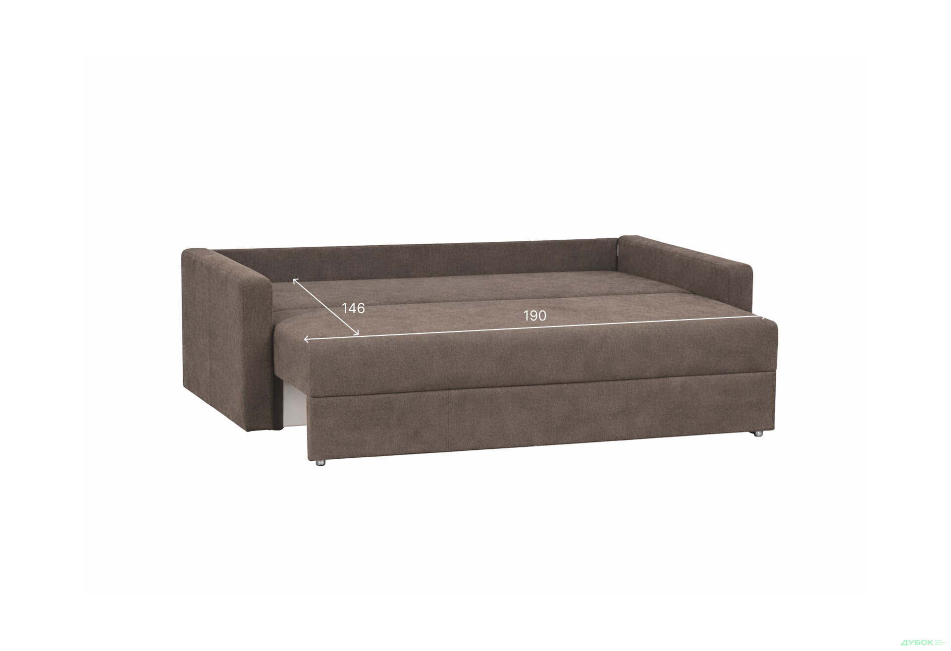 Изображение 5 - Диван Фортеза 215x100 см дикий мустанг Аляска 03
