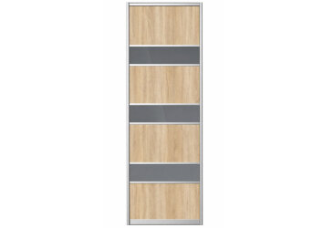 Изображение Комб 6_6/3 ДСП + Зеркало Графит 746х2400