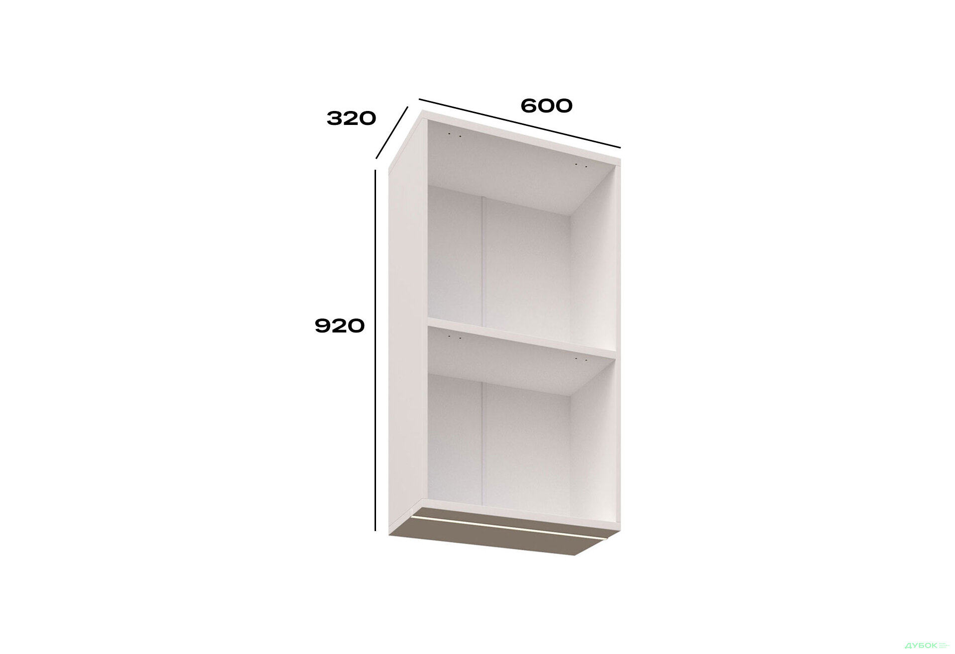 Зображення 2 - Корпус В 60 Б (h-920) Free Fold LED