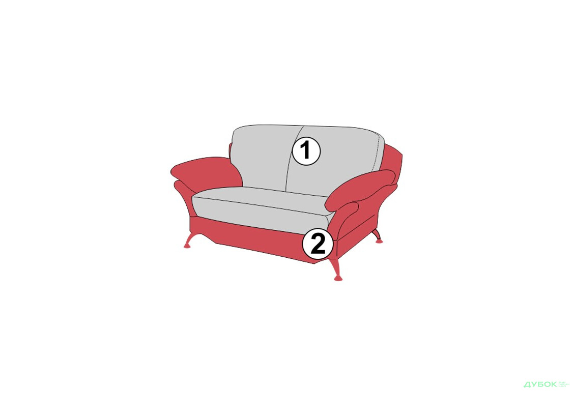 Зображення 8 - Диван Gold / Голд прямий mini французька розкладушка Давідос