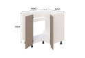 Изображение 1 - Н 90x90 М Марта Лак