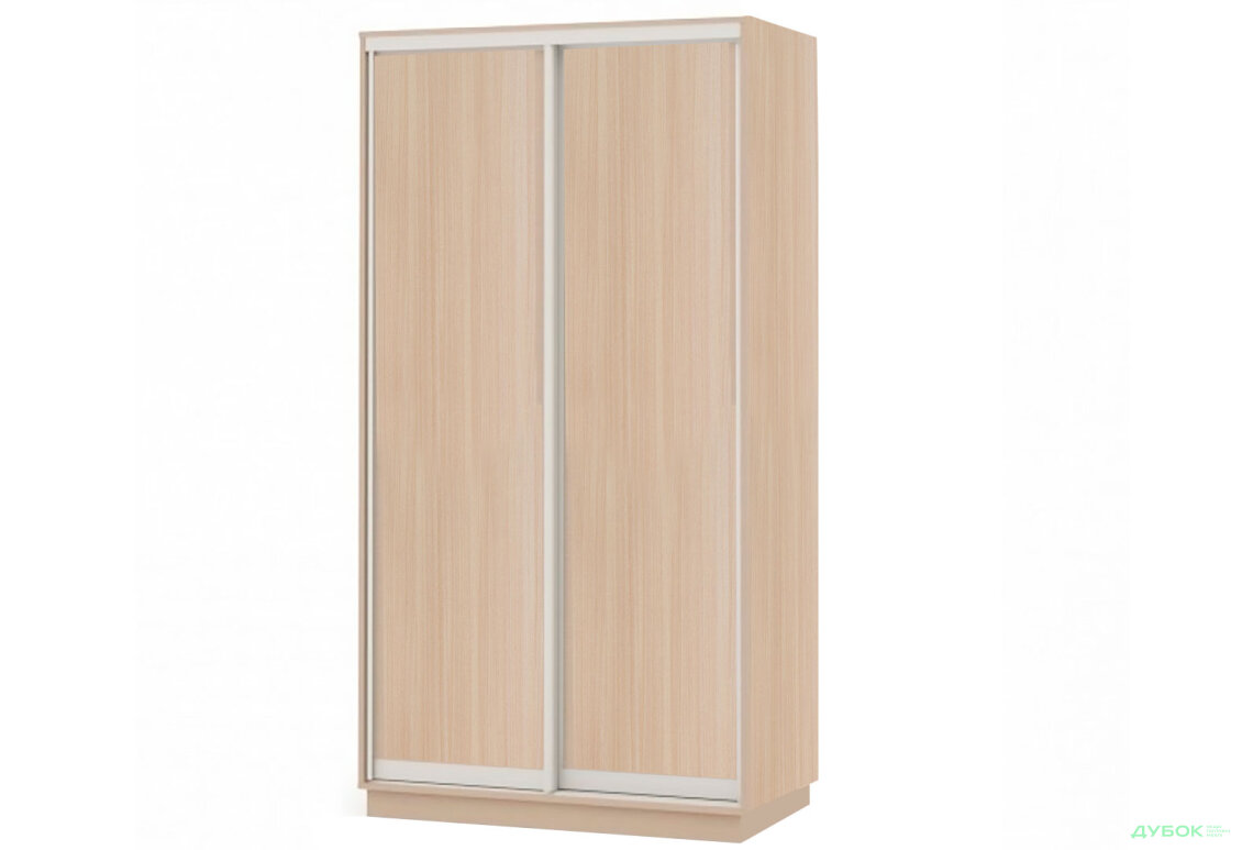 Изображение 2 - Шкаф-купе 2 ДСП 120x220x60 см, дуб сонома, профиль серебро
