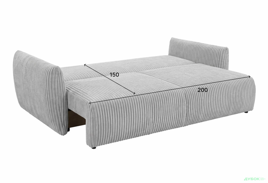 Изображение 6 - Диван Белюми 250x117 см светло-серый