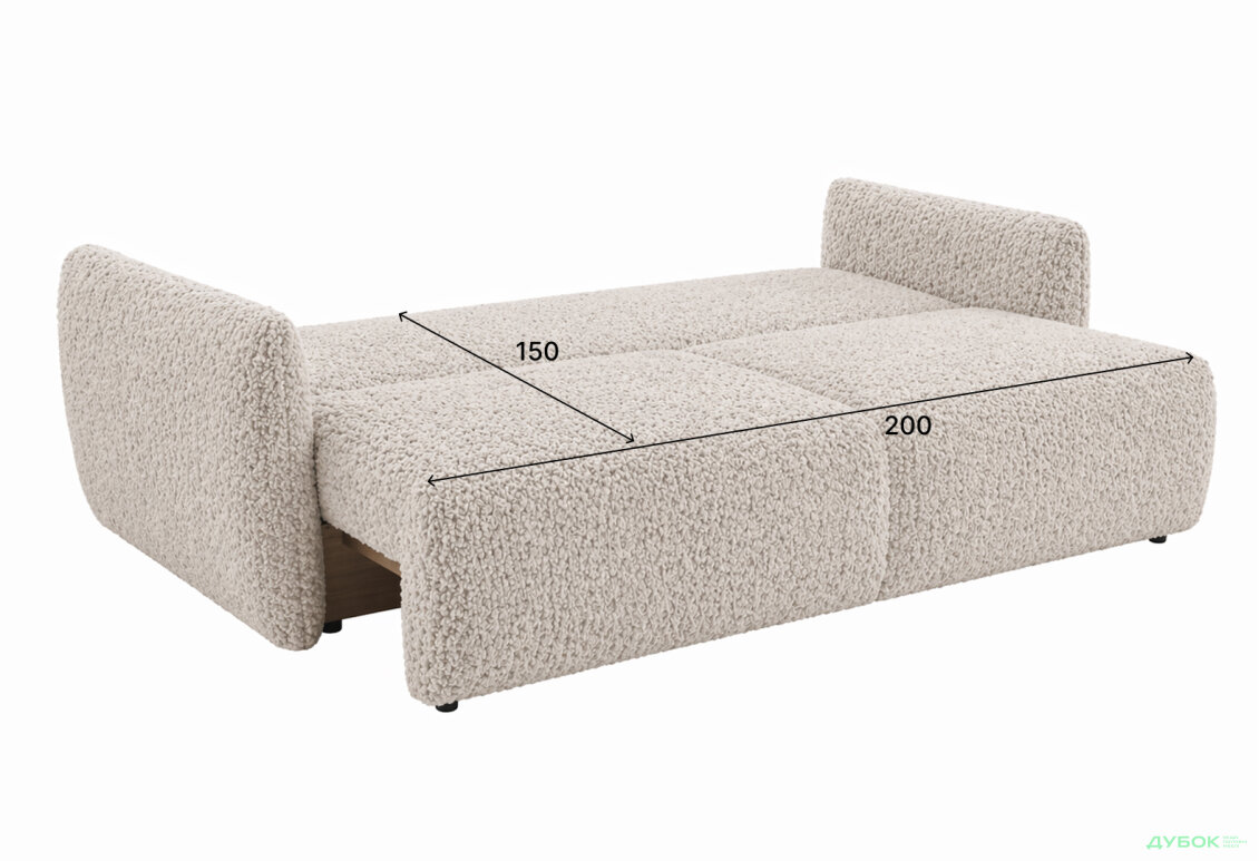 Изображение 3 - Диван Белюми 250x117 см айвори