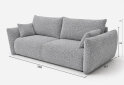 Изображение 4 - Диван Белюми 250x117 см светло-серый