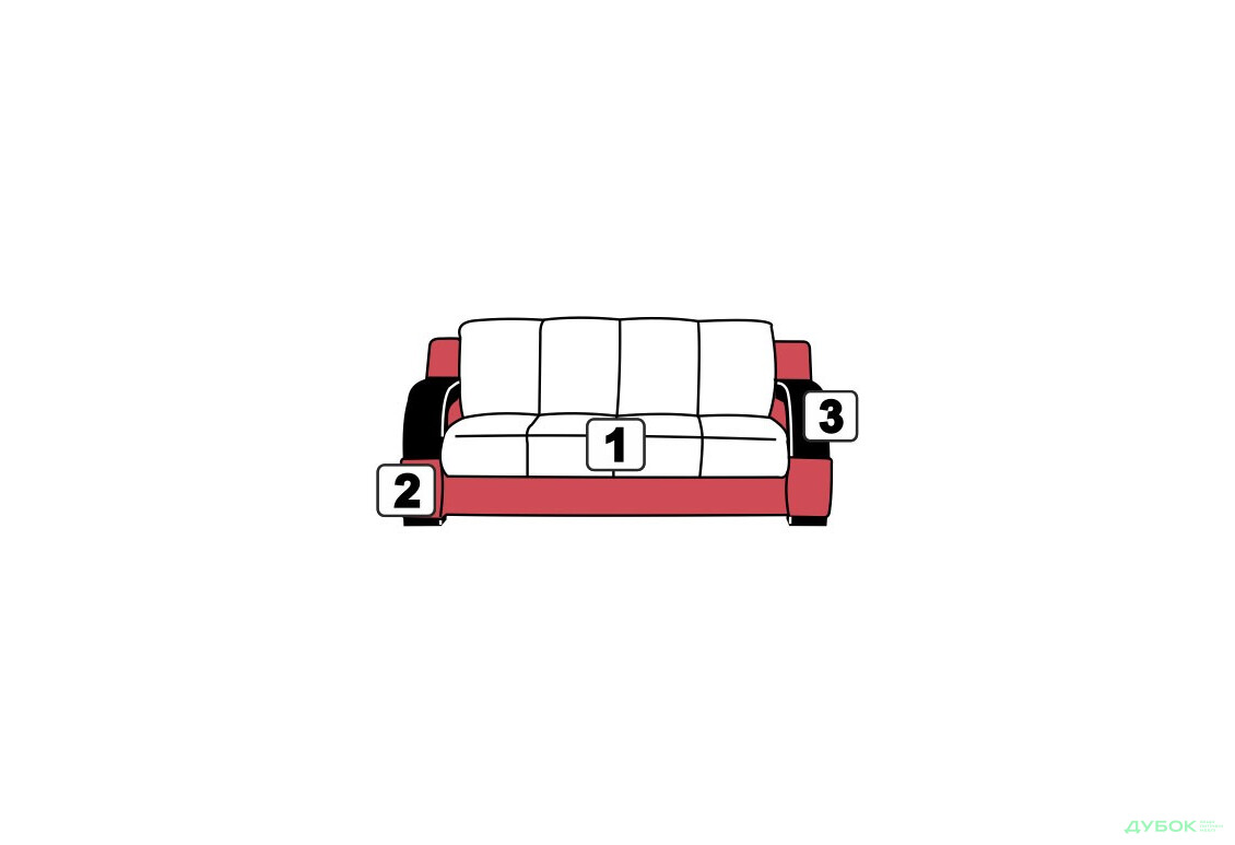 Фото 7 - Диван - ліжко Татамі / Tatami прямий 1600 з ламінованим коробом для білизни Давідос