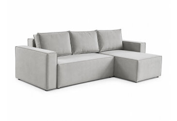 М'який куточок Рекам 263х160 см, сірий (Delano 705)