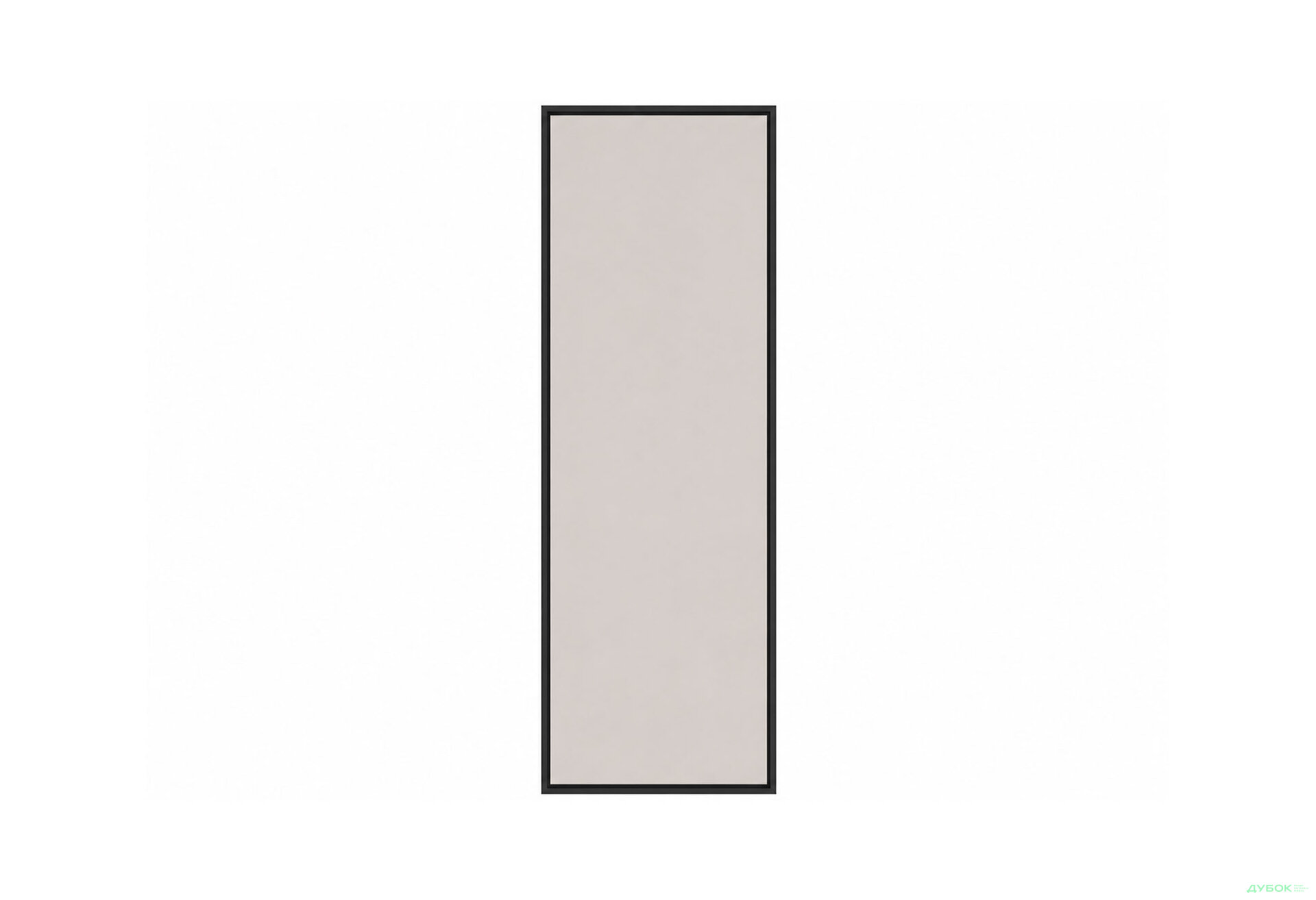 Изображение 124813 - Шафа-купе 3-дверный 1800х2500х600 с зеркалом, Кашемир, профиль BM (черный мат)