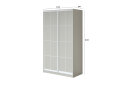 Зображення 3 - Шафа-купе 2Д кашемір 130х60х240 см, профіль білий Loft WT