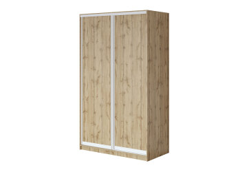 Шкаф-купе 2-дверный дуб аппалачи, 140х60х240 см, профиль белый Loft WT