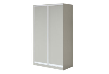 Шкаф-купе 2-дверный кашемир, 140х60х240 см, профиль белый Loft WT