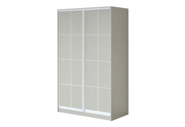 Шкаф-купе 2-дверный Lines кашемир 160х60х240 см, профиль белый Loft WT