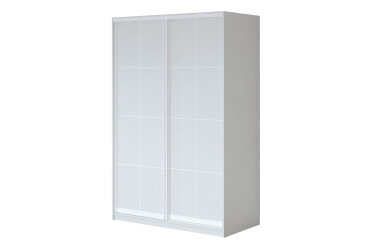 Шафа-купе 2-дверна Lines німфея альба 160х60х240 см, профіль білий Loft WT