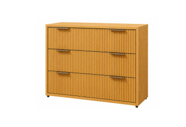 Комод Эмили с 3 ящиками 105 см сосна, ольха