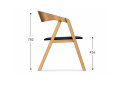 Зображення 6 - Стілець Гуру Тендер / Guru Tender (дубовий) Stained oak 52,6х55,8х78,2 см, тканина Diosa 19