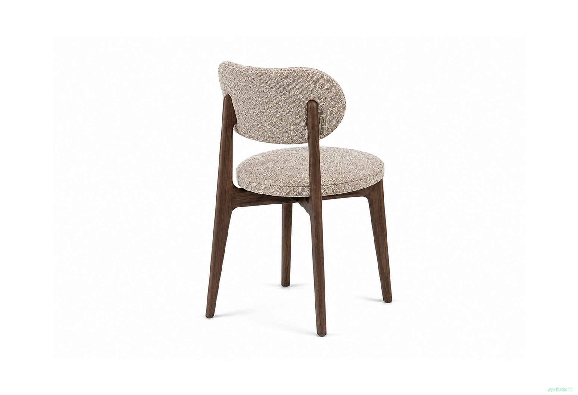 Зображення 5 - Стілець Макарон (дубовий) Stained oaк 48,5х56х82 см, тканина Diosa 11